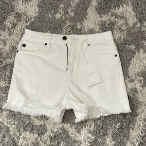 White Vici shorts